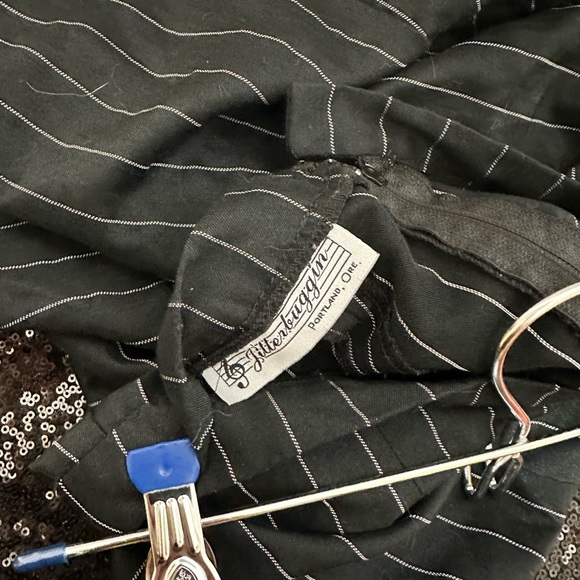 40’s Repro Pinstripe Skirt - Picture 4 of 5